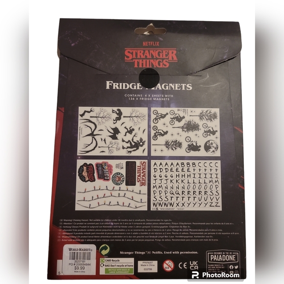 Stranger Things Magnets NWT - Picture 2 of 2